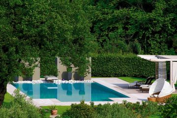 Veduta della piscina