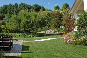 fioriture, giardino, pellegrini, naturale, bordure, alberi, cespugli,alberi da giardino