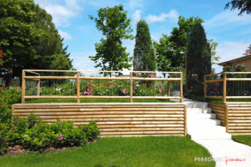 Ristrutturazione giardino Hotel Maestà Due