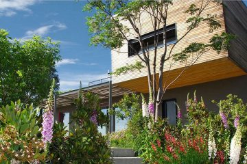 architettura, giardino, villa, moderno, moderna, garden landscaping