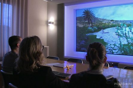 progettare giardino, progettare 3D, Progettazione giardino, videoproiezione 4K