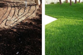 impianto di sub irrigazione, impianto di irrigazione, pellegrini giardini, tecnologia in giardino