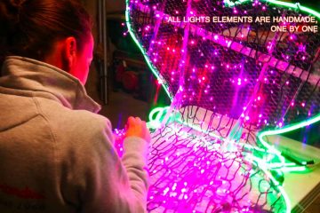 realizzazione farfalla di natale