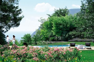 sea, swimming pool, conero, garden by the sea