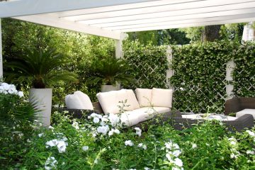 Relaxation area with gazebo